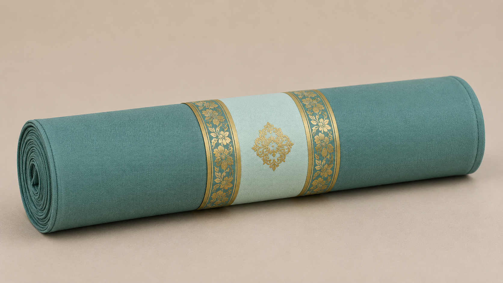 Sea Green Cotton Mens Unstitched Suit