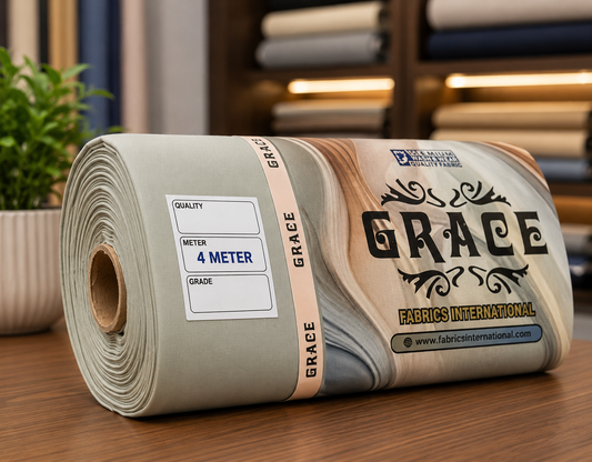 Grace Premium Wash and Wear Unstitched Suit Fabric Sage Grey 4 Meter