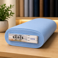 Grace Premium Wash and Wear Unstitched Suit Fabric Sky Blue 4 Meter