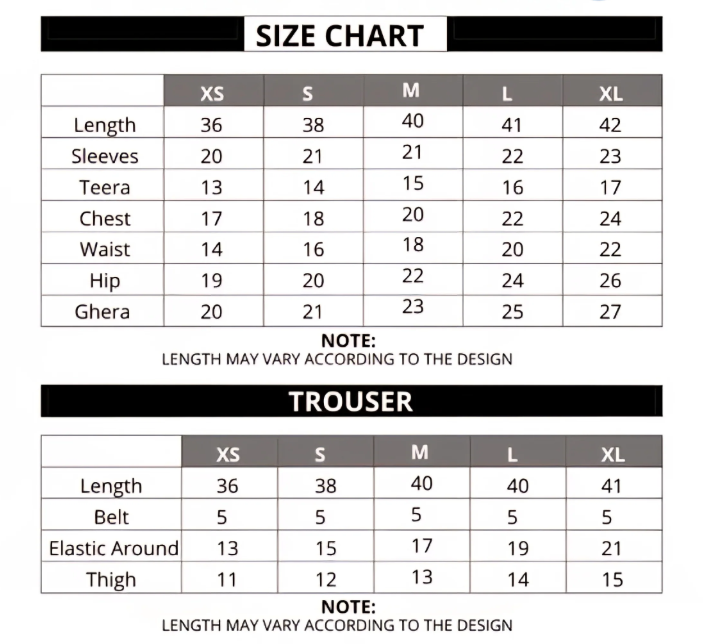 ivory Suit 5 Days Stitching 50% Advance Payment